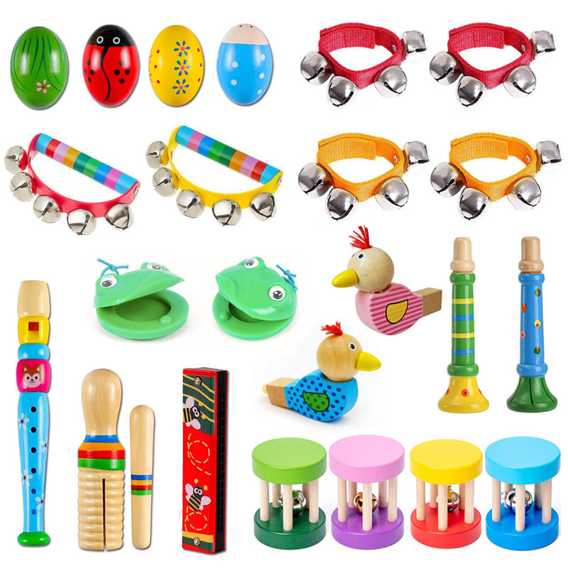 Kids Education Bell - Instrumentos Musicales de Madera para Niños: