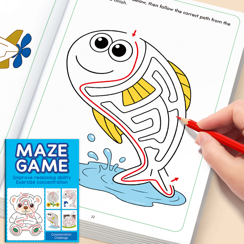 Education Kids Definition - Libro de dibujo Maze Fun para