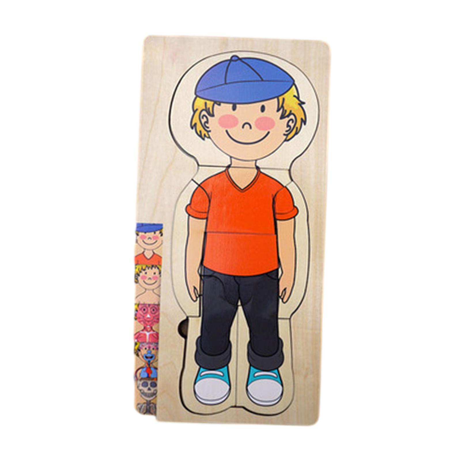 Rompecabezas de Madera del Cue - Human Body Puzzle reseña y precio