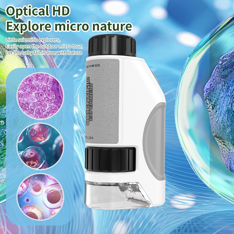 Microscopio portátil de mano p - Education Kids Definition reseña y precio