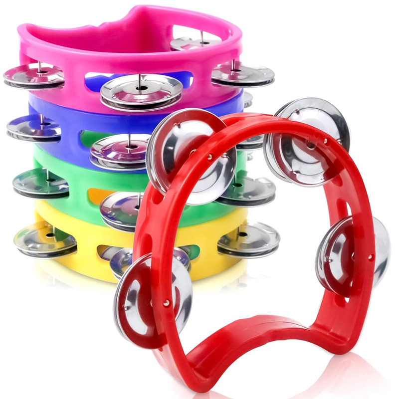 Pandereta de percusión de mano - Kids Education Bell reseña y precio